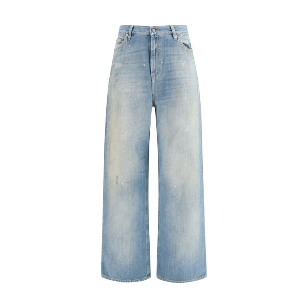 Golden Goose Women Embroidered Logo Denim Jeans